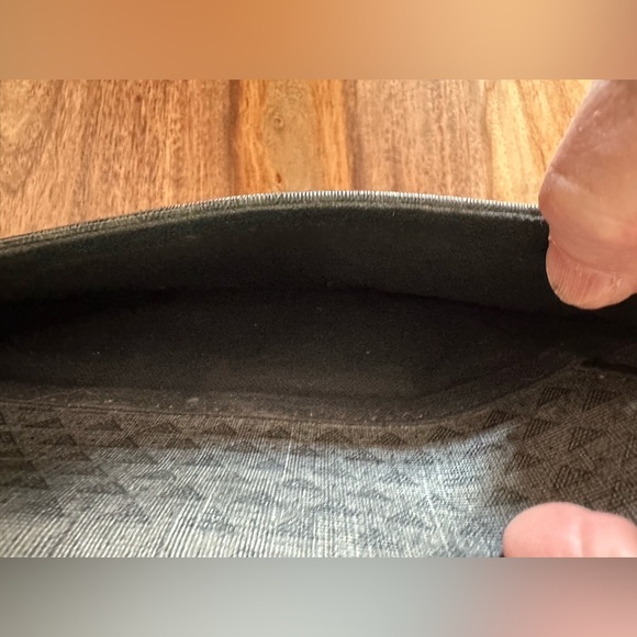 Liz Claiborne Black triangle purse Vintage 1984 1985 excellent condition - Picture 14 of 17